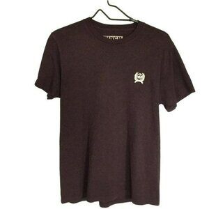 Cinch Unisex Pullover Short Sleeve Crew Neck Logo Tee Size Men's Medium Purple